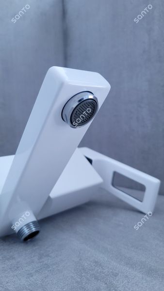 Душова система GAPPO G2417-8, вилив - перемикач на лійку, білий/хром