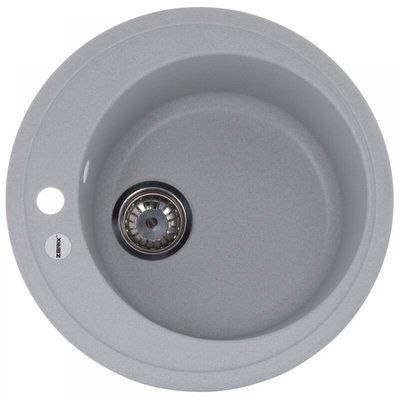 Гранітна мийка ZERIX ZS-510R-09 Grey