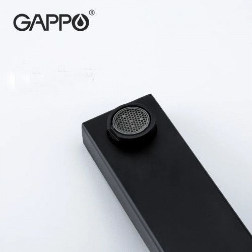 Змішувач для умивальника GAPPO G1017-16, чорний
