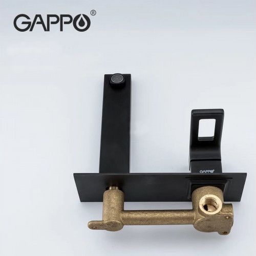 Змішувач для умивальника GAPPO G1017-16, чорний