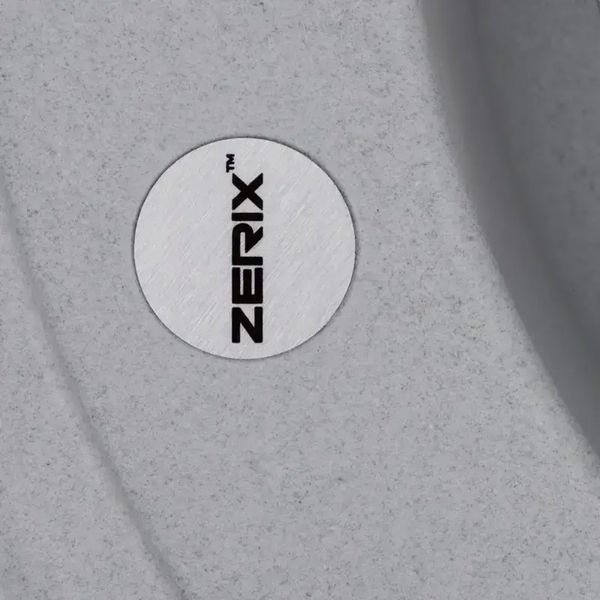 Гранітна мийка ZERIX ZS-510R-09 Grey
