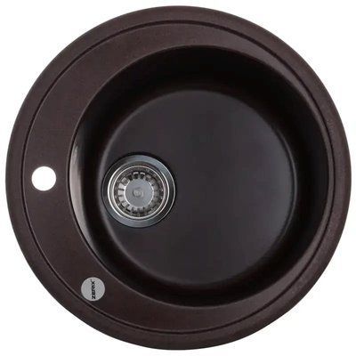 Гранітна мийка ZERIX ZS-510R-12 Brown