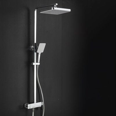 Душова система FRAP F2490, 3 функції, поворотний вилив, латунь, хром