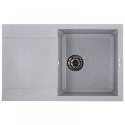 Гранітна мийка ZERIX ZS-7950S-09 Grey