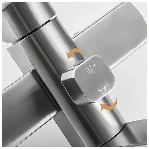 Смеситель для ванны Frap H805 F32805, нержавеющая сталь