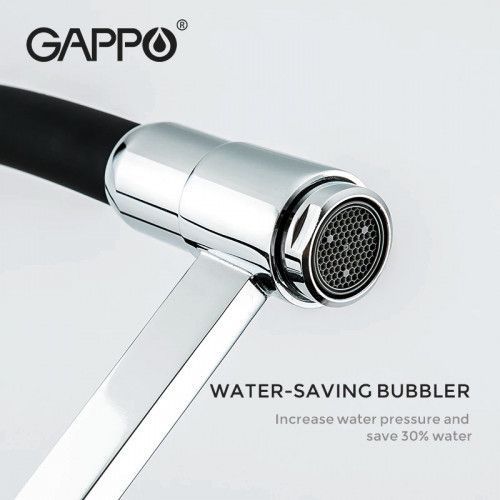 Змішувач для кухні з гнучким виливом GAPPO G4398-15