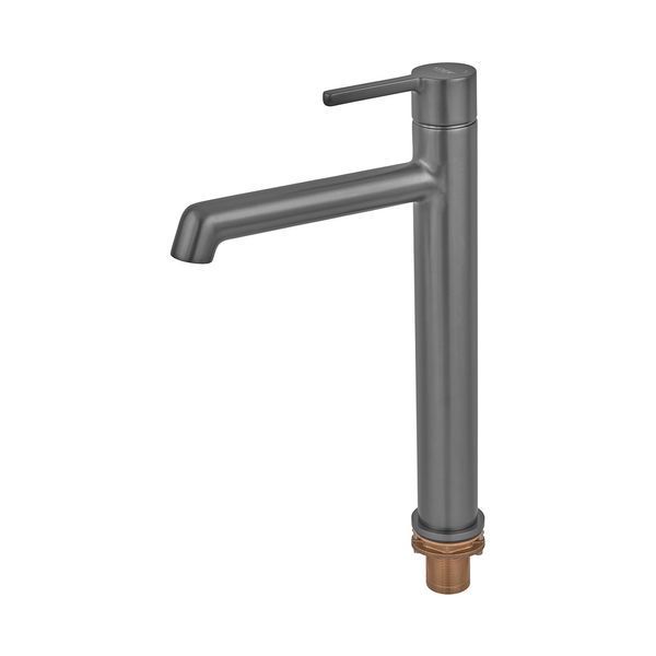Змішувач для умивальника високий Koer KB-11029-07 Графіт (KR5496)