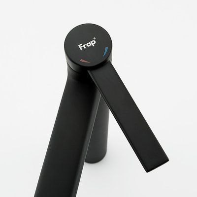 Змішувач для раковини високий FRAP F1067-62, чорний