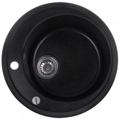 Гранітна мийка ZERIX ZS-510R-14 Black metallic