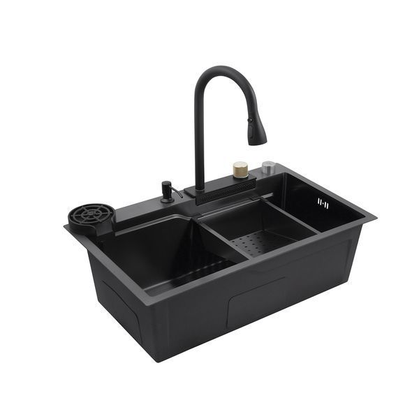 Кухонна мийка Kroner KRP Derby - SET7546HM PVD