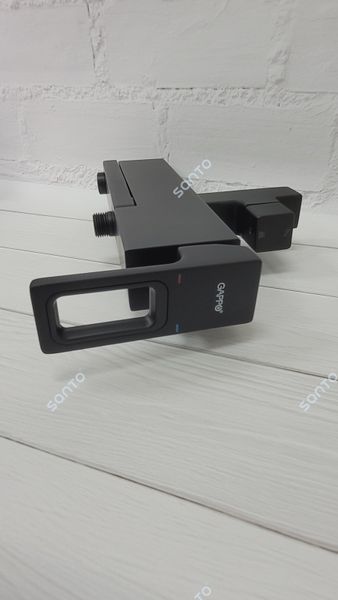 Душова система GAPPO G2417-6, вилив - перемикач на лійку, чорний