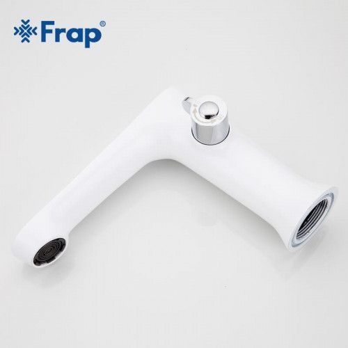 Змішувач для ванни на борт Frap F1134, білий/хром