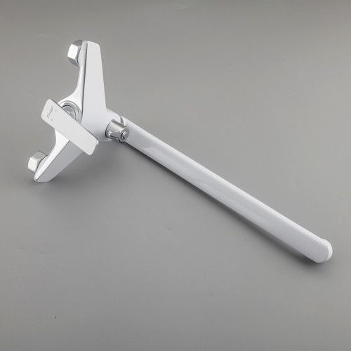 Змішувач для ванни Frap F2258, білий/хром