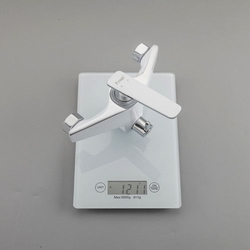 Змішувач для ванни Frap F2258, білий/хром