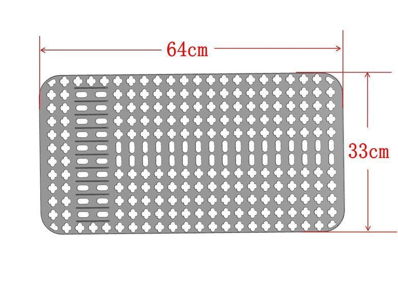 Силіконовий килимок в мийку термостійкий Nett SG-6433