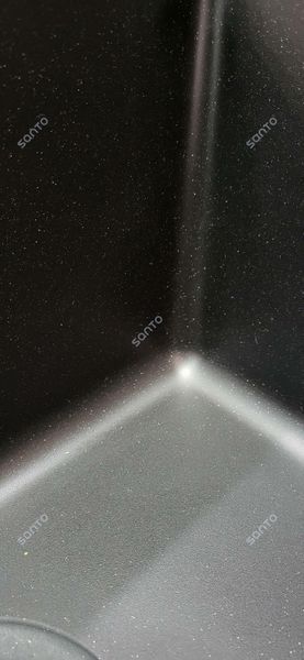 Гранитная мойка ZERIX ZS-7950S-14 Black metallic