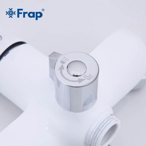 Змішувач для ванни Frap F2234, білий/хром