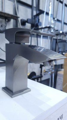 Змішувач для умивальника Gappo G1007-91 Gungrey