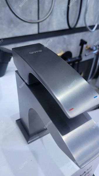 Змішувач для умивальника Gappo G1007-91 Gungrey