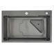 Кухонна мийка GAPPO GS7246-6 накладна 720x460 мм, нержавіюча сталь, поверхня PVD