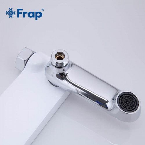 Змішувач для ванни Frap F3234, білий/хром