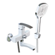 Смеситель для ванны MIXXUS MAGNUM 009 EURO WHITE-CHROME Белый/хром (MI6203)