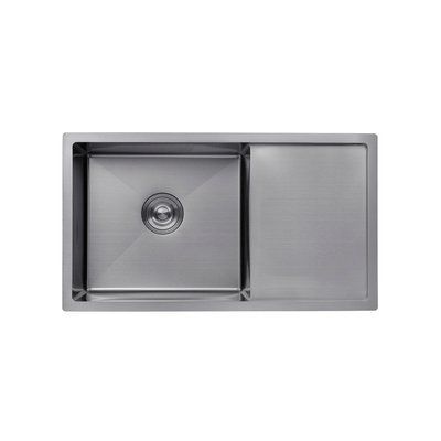 Кухонна мийка Kroner KRP Schwarze - 7844HM PVD (3/1 мм)