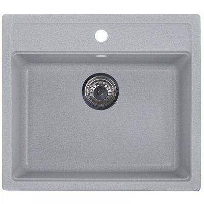 Гранітна мийка ZERIX ZS-5751S-09 Grey
