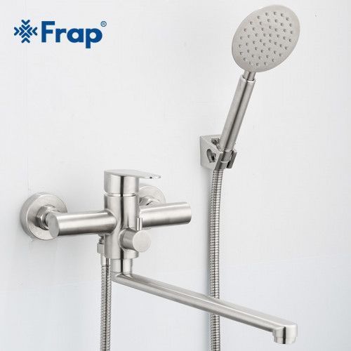 Змішувач для ванни Frap H48 F2248, нержавіюча сталь.
