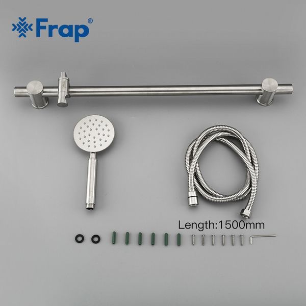 Душовий гарнітур Frap F8016, нержавіюча сталь, 66 см