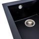 Гранітна мийка для кухні Platinum 4150 SOKIL матова (чорна)