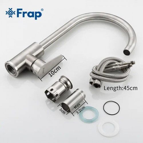 Змішувач для кухні Frap H48 F4048, сатин
