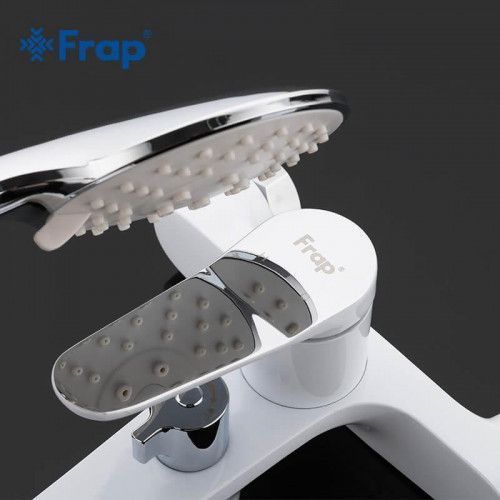Змішувач для ванни Frap F3245, білий/хром