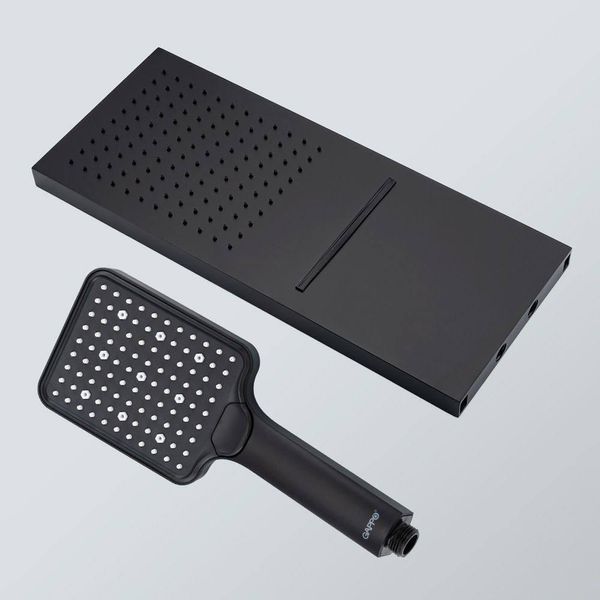 G7107-76 душ. система вбуд. 4х функц. одноваж. лат. &Oslash;35 (чорний) {2/1}