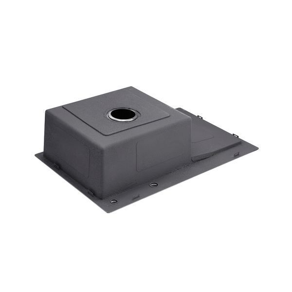 Кухонная мойка Kroner KRP Schwarze - 7849LHM PVD (3/1 мм)