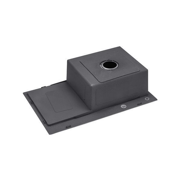 Кухонная мойка Kroner KRP Schwarze - 7849RHM PVD (3/1 мм)