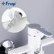 Змішувач для ванни Frap F2241, білий/хром