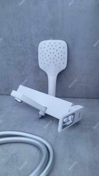 Змішувач для ванни GAPPO G3217-8, білий/хром