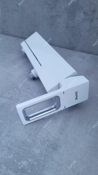 Змішувач для ванни GAPPO G3217-8, білий/хром
