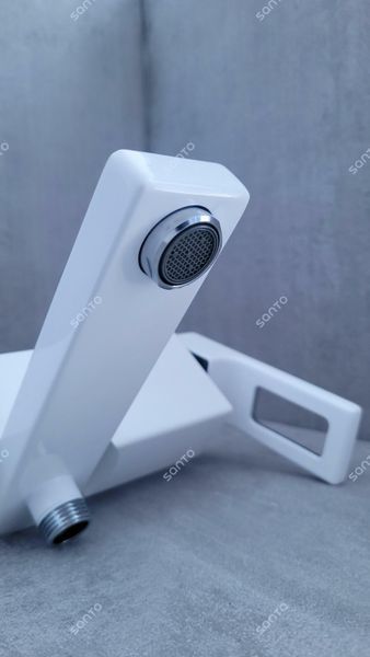 Змішувач для ванни GAPPO G3217-8, білий/хром