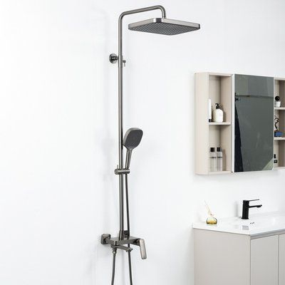 Душова система GAPPO G2428-9, 3 функції, латунь, збройова сталь