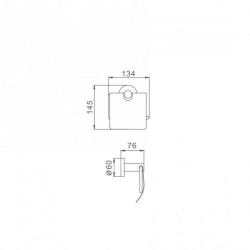 Паперотримач для туалету Frap F30103