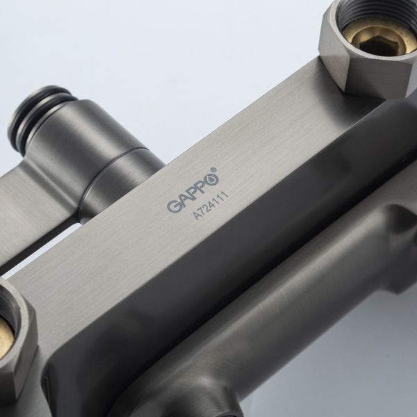 Душова система GAPPO G2428-9, 3 функції, латунь, збройова сталь