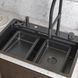 Кухонна мийка GAPPO PROFI GS 7547-19, 750х470, збройова сталь