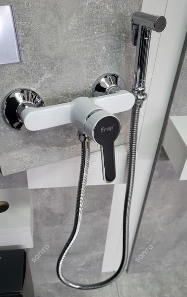 Змішувач для біде Frap F2041-8, білий