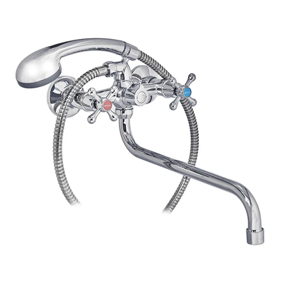 Змішувач для ванни MIXXUS MAURO 140-B EURO Хром (MI6256)