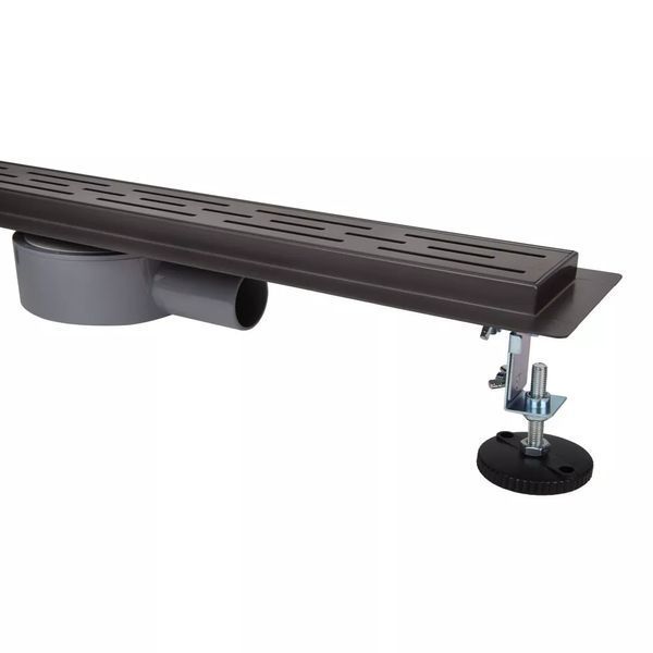 IT03-FT01/800G ITAL Душовий трап Gun grey 800 мм (блістер) {5}
