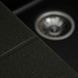 Гранітна мийка для кухні Platinum 9950 PANDORA матова Чорна GOLD