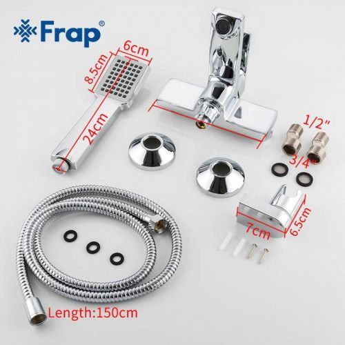 Змішувач для ванни Frap F3246, хром