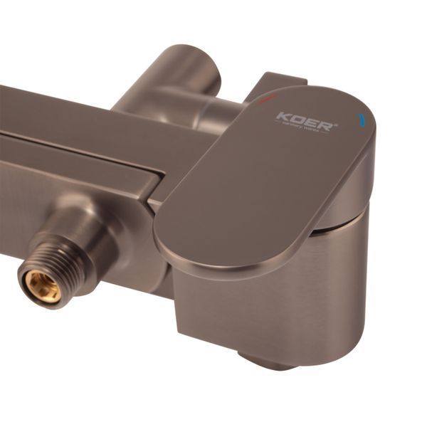Душевая система со смесителем KOER KB-56030-07 Графит (KR5429)